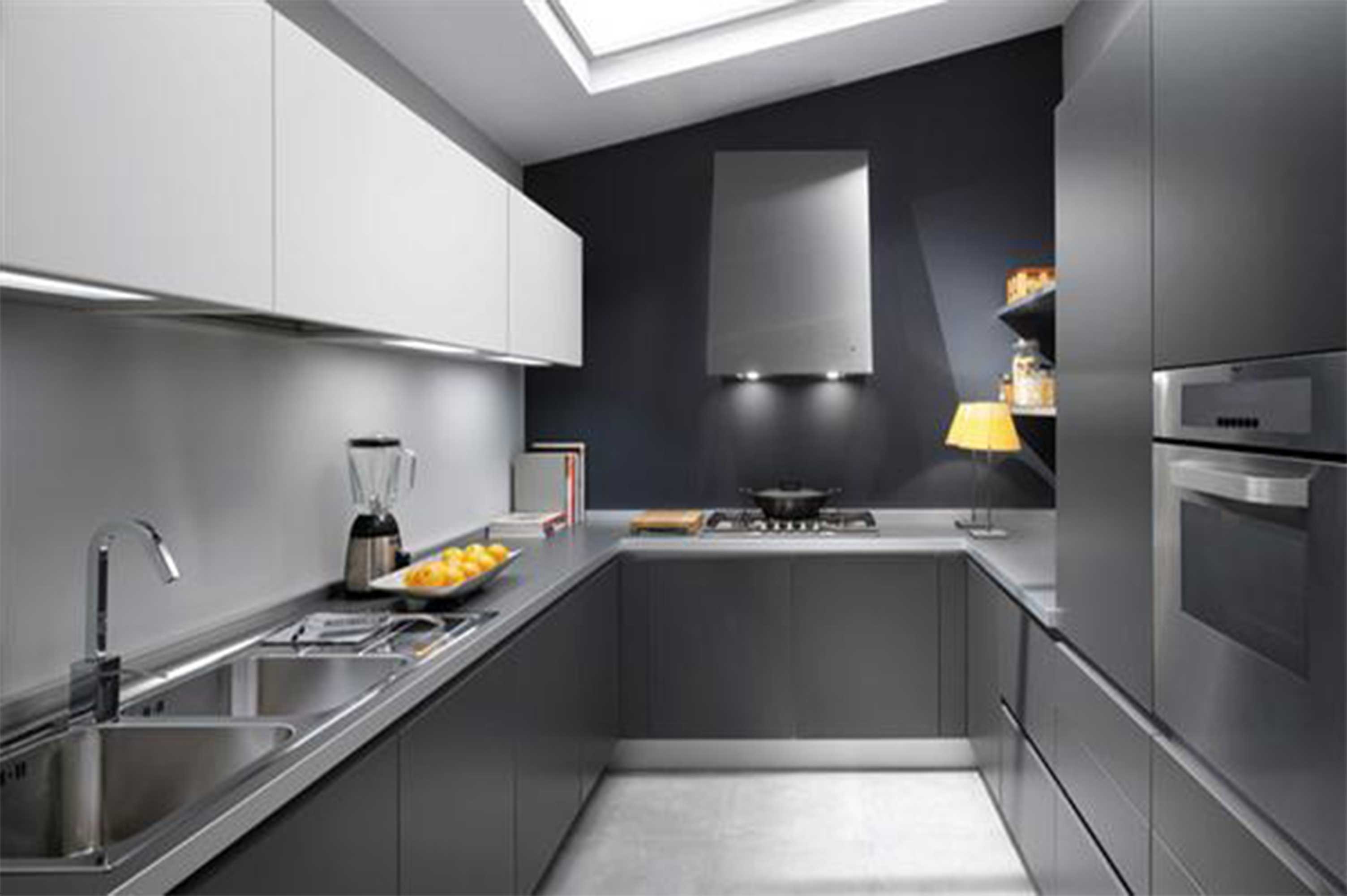 Кухня серого цвета какие стены